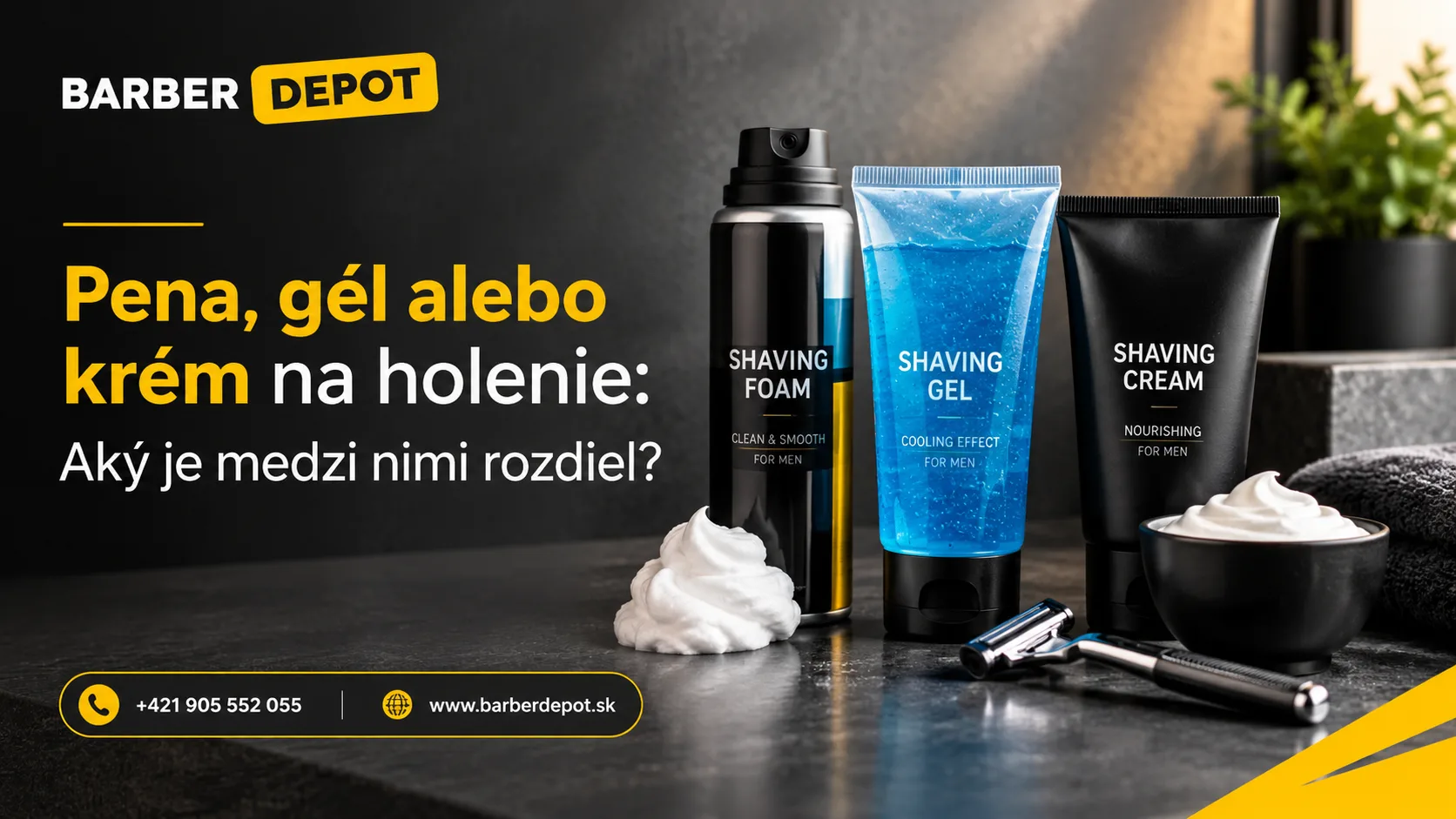 Pena, gél alebo krém na holenie: Aký je medzi nimi rozdiel?