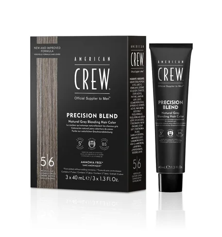 American Crew farby na vlasy a bradu Precision blend Hair Color 5-6, 3x40 ml