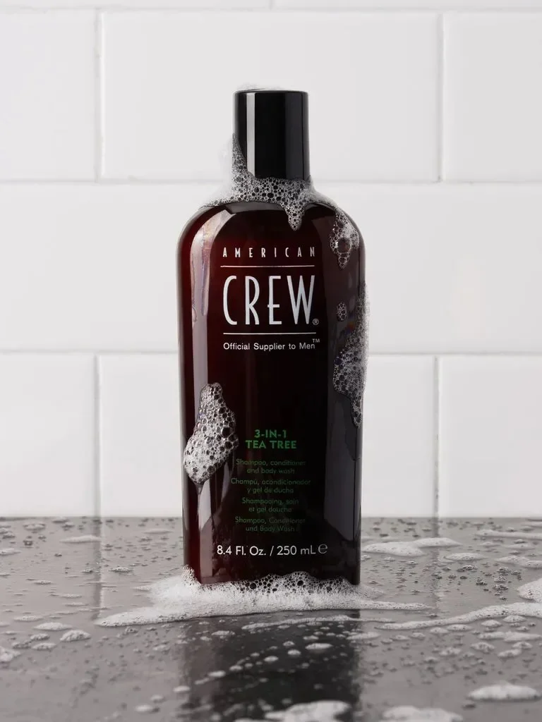American Crew šampón 3in1 Tea tree shampoo, conditioner, body wash, 1000 ml