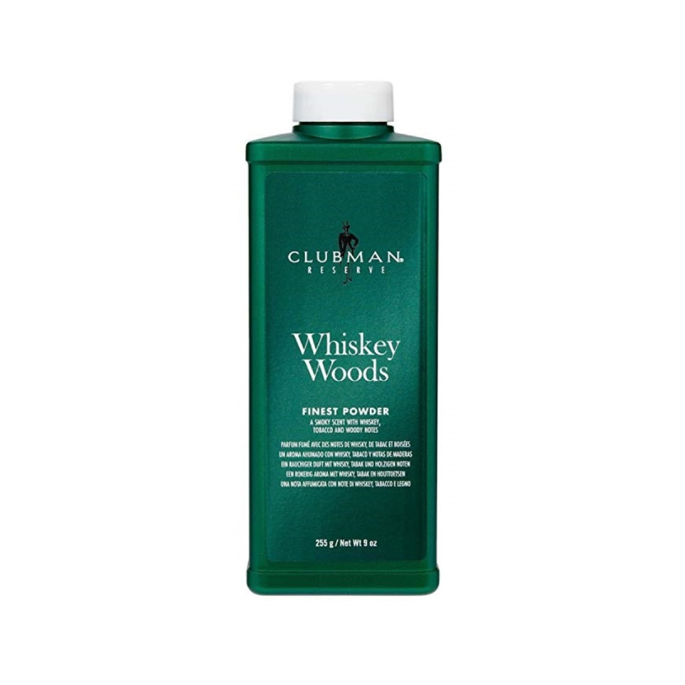Clubman púder Whiskey Woods – 255g / 9oz