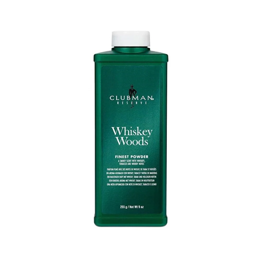 Clubman púder Whiskey Woods – 255g / 9oz