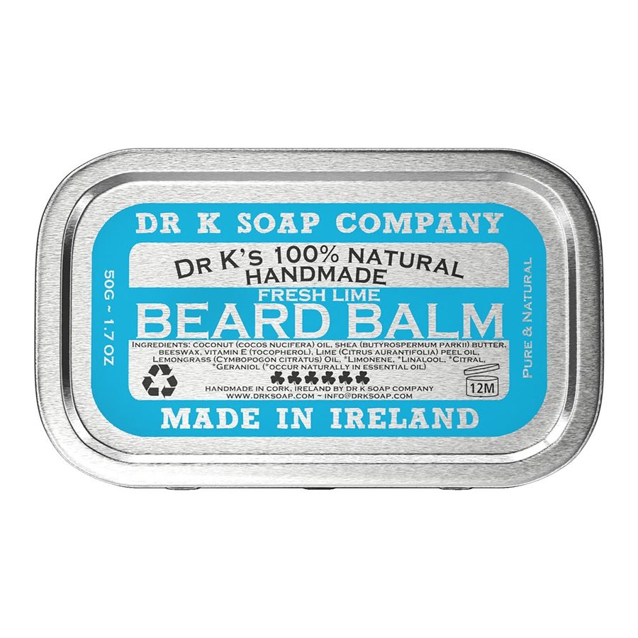 Dr K Soap Balzam na bradu Beard Balm Fresh Lime, 50 g