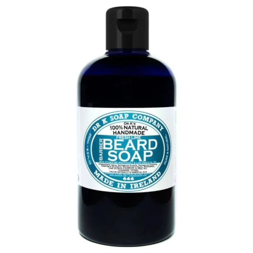 Dr K Soap Šampón na bradu Barber Beard Soap Fresh Lime, 250 ml