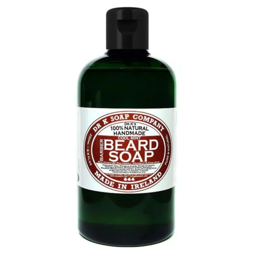 Dr K Soap Šampón na bradu Barber Beard Soap Cool Mint, 250 ml
