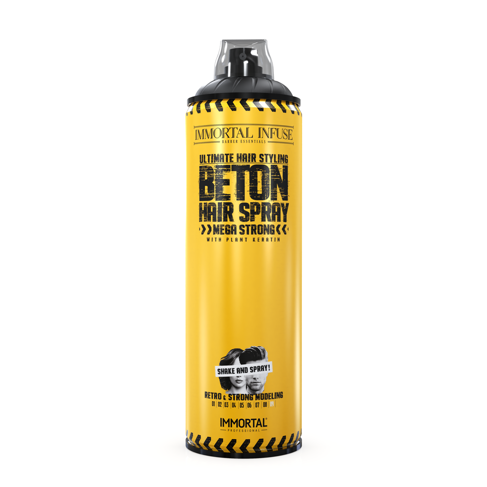 Immortal Beton Mega Strong fixačný sprej na vlasy 500 ml