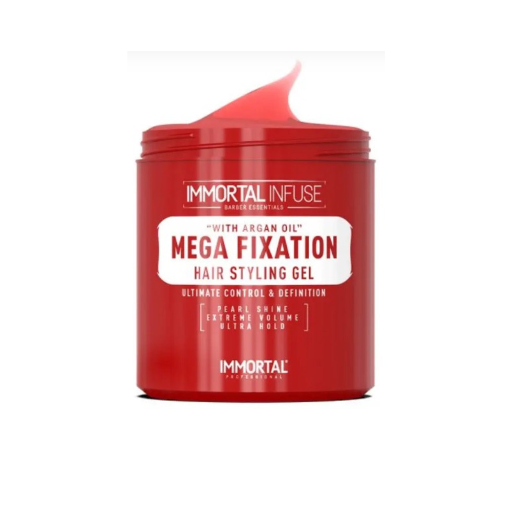 Immortal Gél na vlasy Mega Fixation Hair Gel Argan Oil, 500 ml
