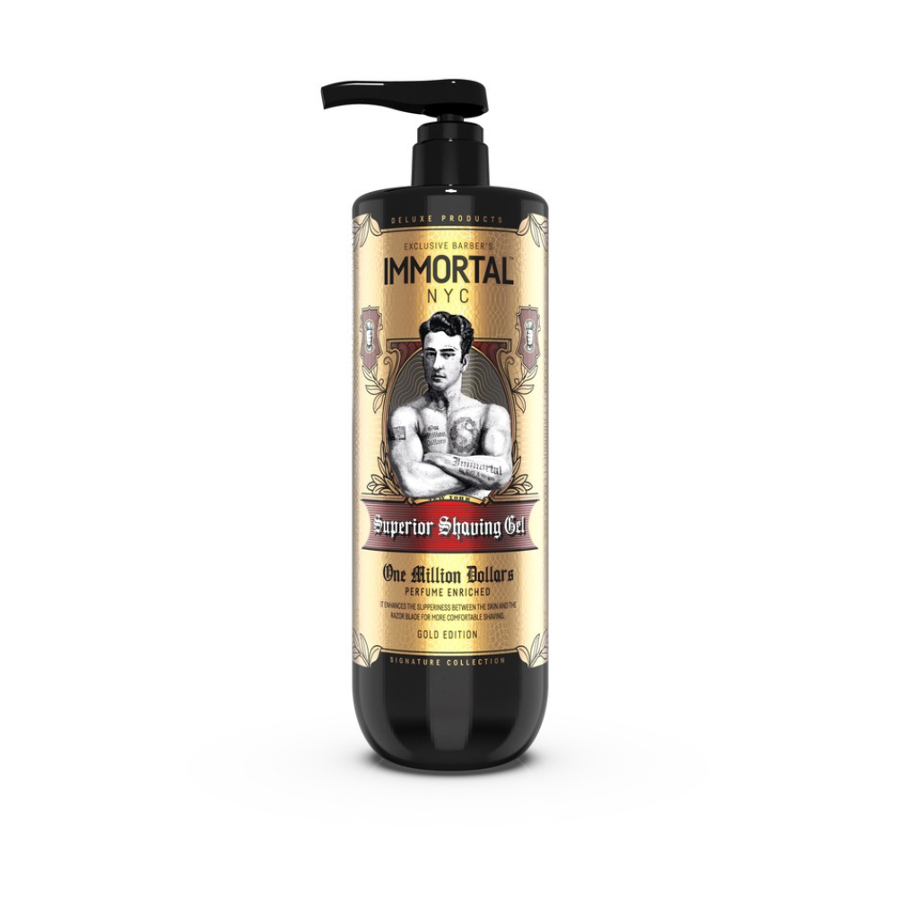 Immortal Gél na holenie Shaving Gel One Million Dollars, 1000 ml