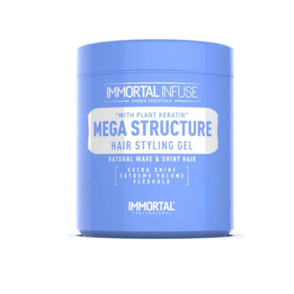 Immortal Gél na vlasy Mega Structure Hair Gel Plant Keratin, 500 ml