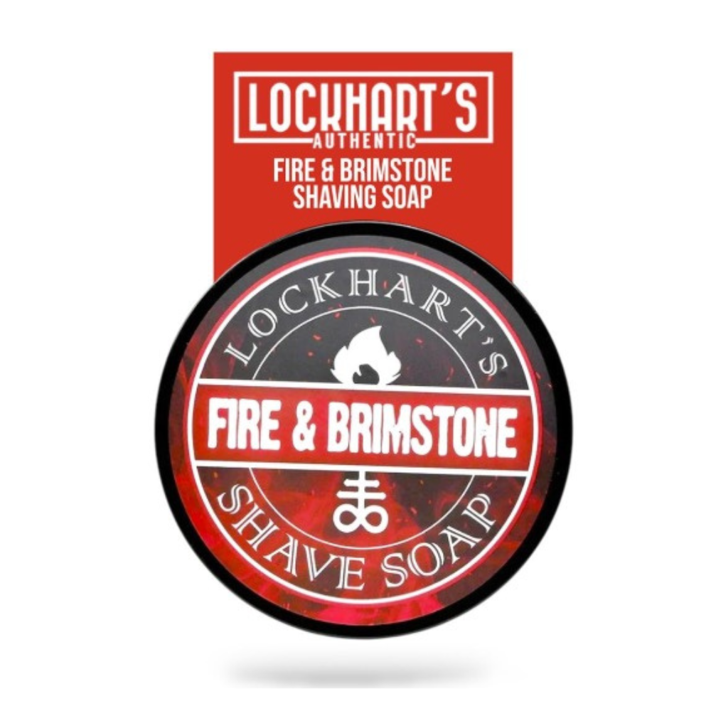 Lockhart's Mydlo na holenie Fire & Brimstone Shaving Soap 113gr.
