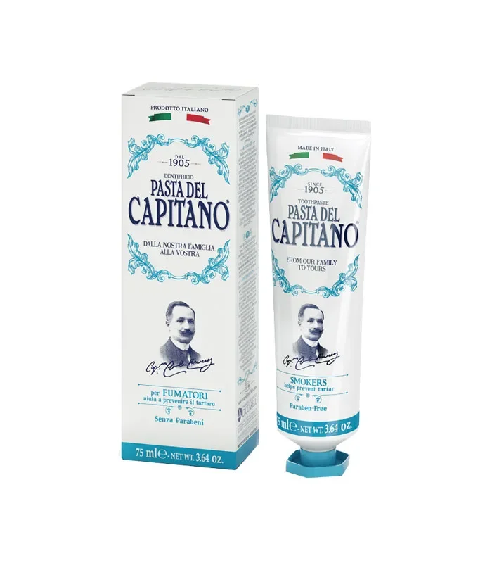 0370F02 Pasta Del 1905 Capitano zubná pasta pre fajčiarov Smokers 75 ml.