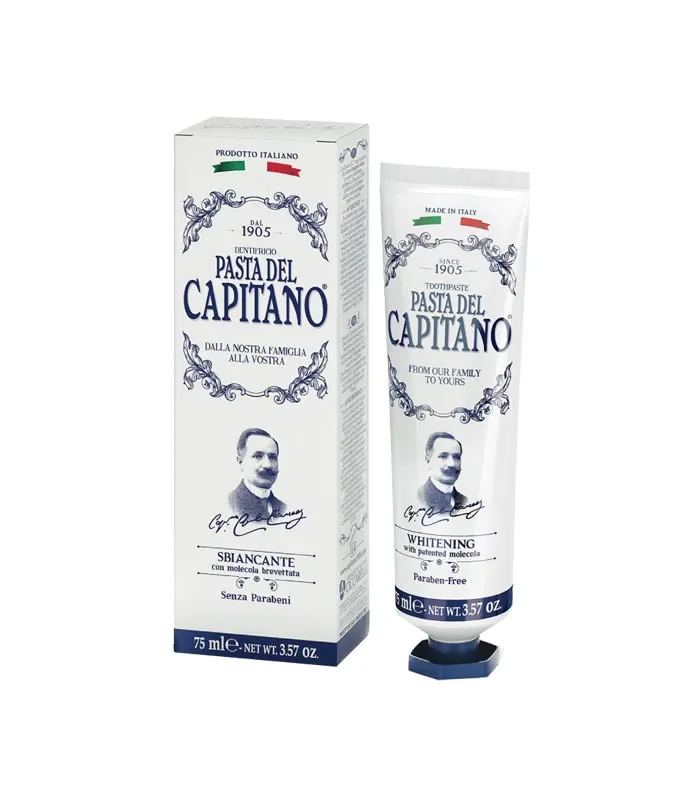 0372F01 Pasta Del Capitano 1905 bieliaca zubná pasta Whitening 75 ml.