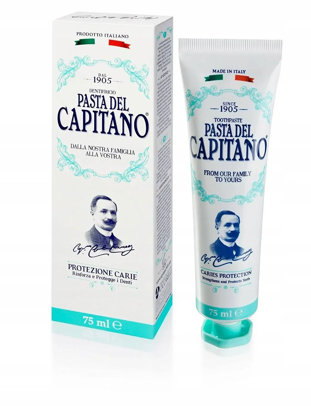 0378F01 Pasta Del Capitano 1905 zubná pasta Caries Protection 75 ml.