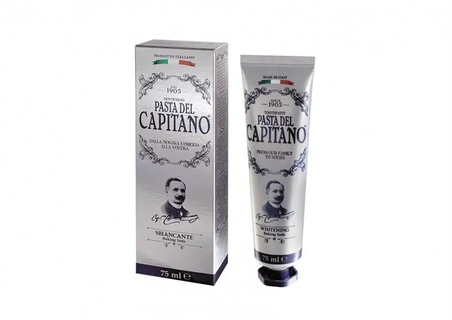 0379F01 Pasta Del Capitano 1905 zubná pasta Whitening Baking Soda 75 ml.