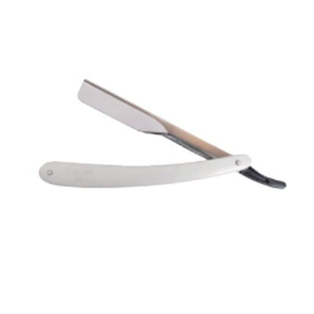 Nishman Straight Shaving Razor White – klasická britva na vymeniteľné žiletky. Presné holenie, čisté línie a maximálna kontrola pri práci.
