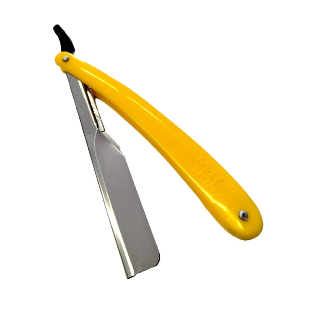 Nishman britva na vymeniteľné žiletky Straight Shaving Razor Yellow