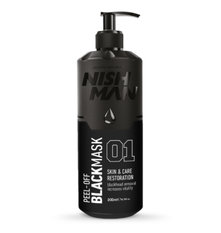 Nishman Black Peel Off Mask čierna maska na tvár 200ml