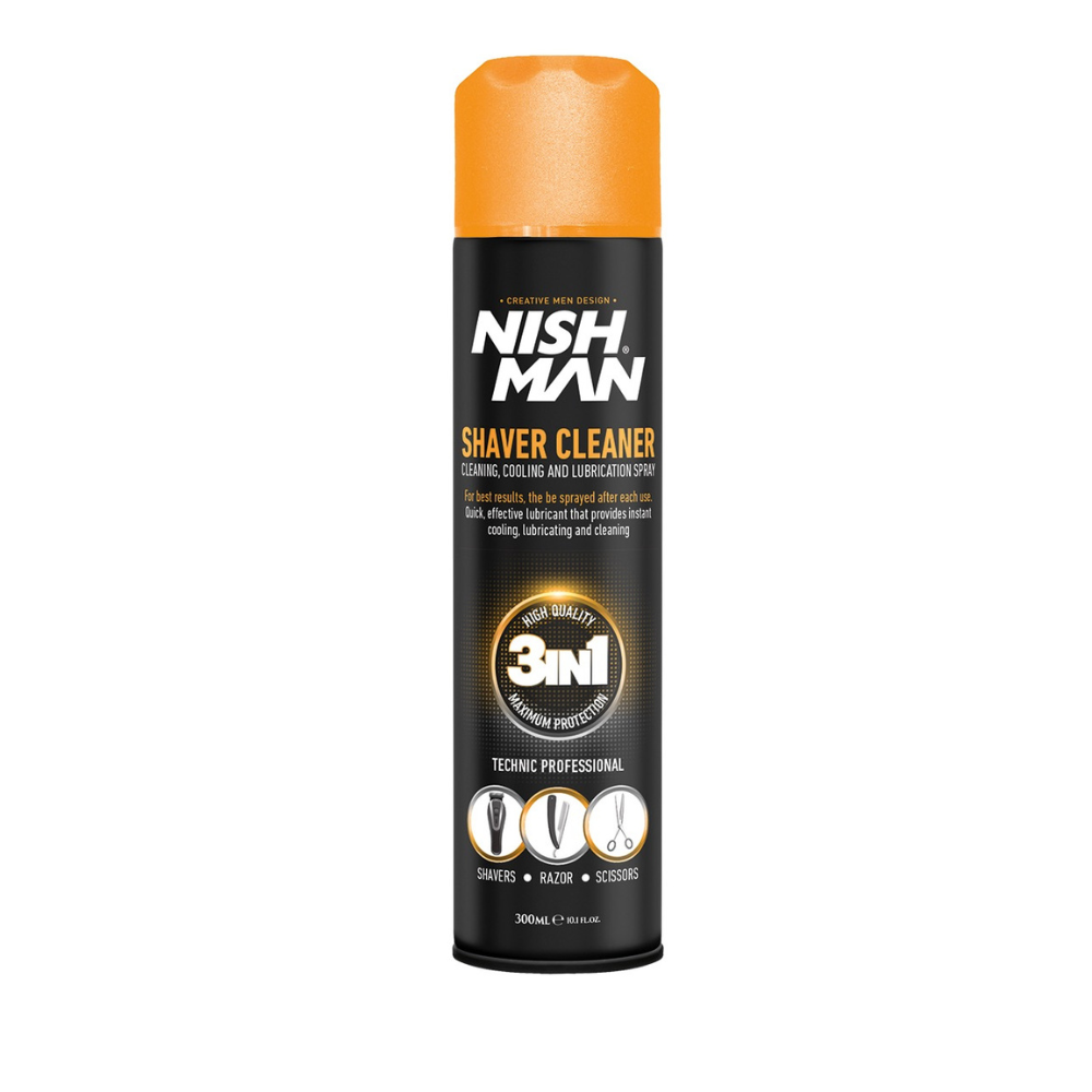 Nishman čistiaci sprej na holiaci strojček 3v1 300ml