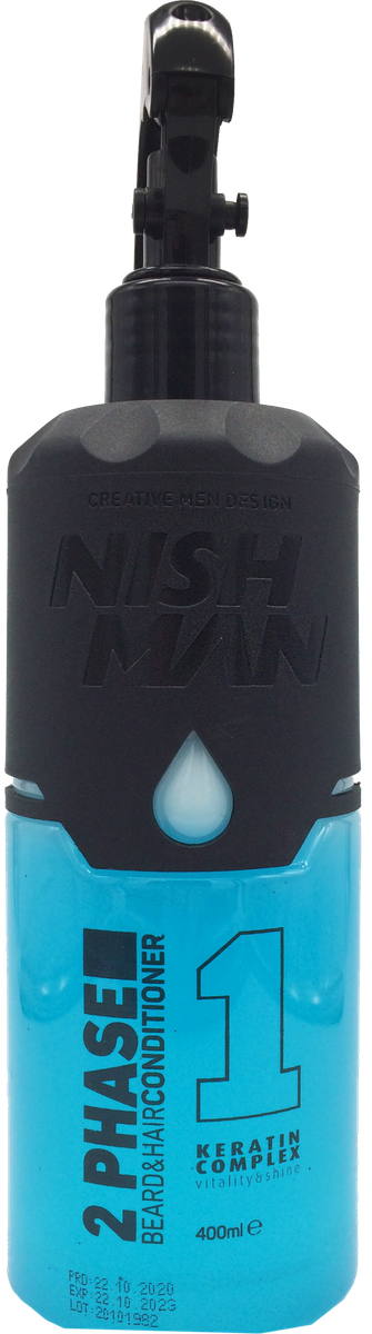 Nishman dvojfázový kondicionér na bradu a vlasy Beard & Hair Conditioner 400ml