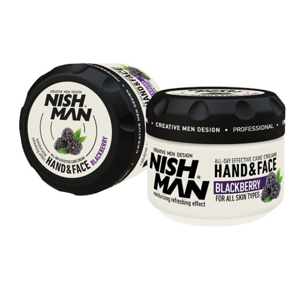 Nishman krém na tvár a ruky Hand & Face Cream Blackberry Extract 300ml