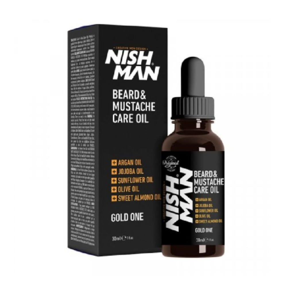 Nishman olej na bradu a fúzy Beard & Mustache Care Oil Gold One 30ml