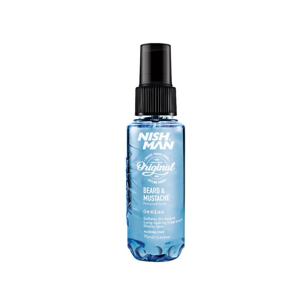 Nishman parfum na bradu a fúzy Beard & Mustache Parfum Genius bez alkoholu 75ml