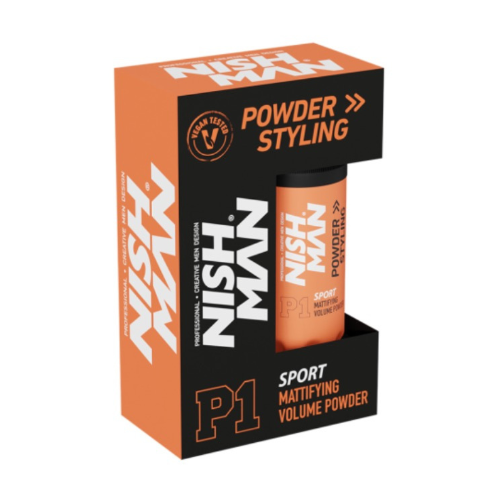Nishman Práškový vosk na úpravu vlasov Powder Hair Styling Wax P1 Sport 20 g