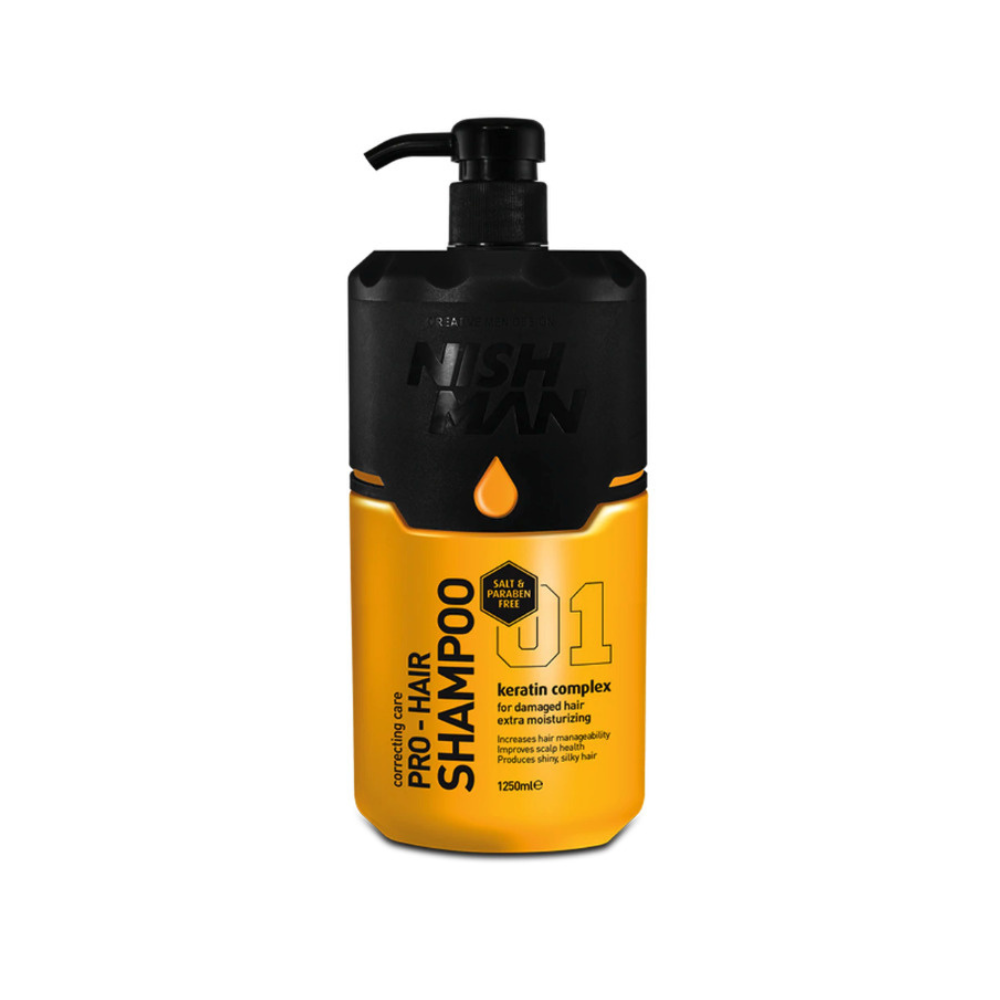 Nishman profesionálny šampón na vlasy Keratin Complex 01 – 1250ml