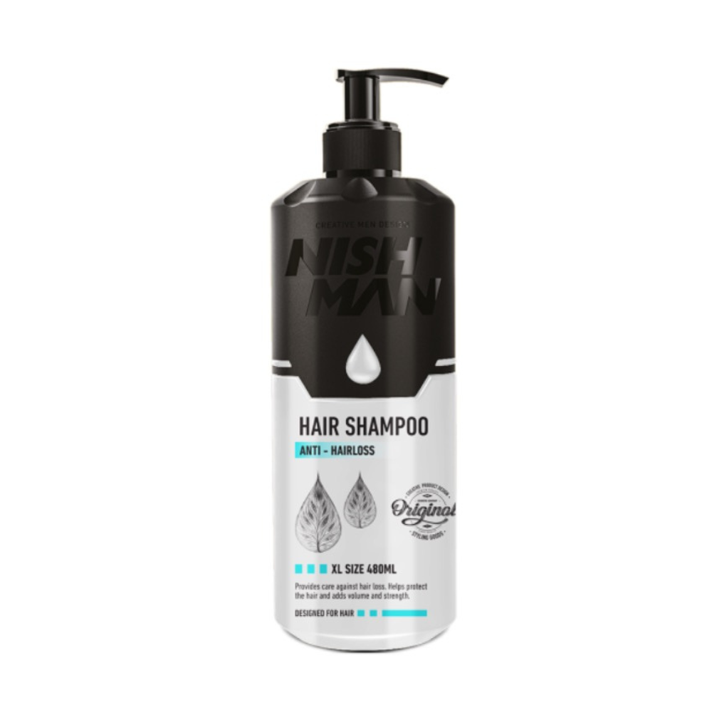 Nishman Šampón proti vypadávaniu vlasov Anti Hairloss Hair Shampoo 480 ml