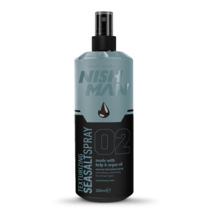 Nishman soľný sprej na vlasy Sea Salt Spray 02 200ml