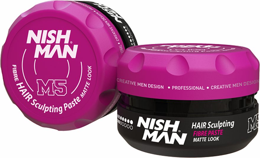 Nishman vosk na vlasy Fiber Matte Look Wax M5 – 100g