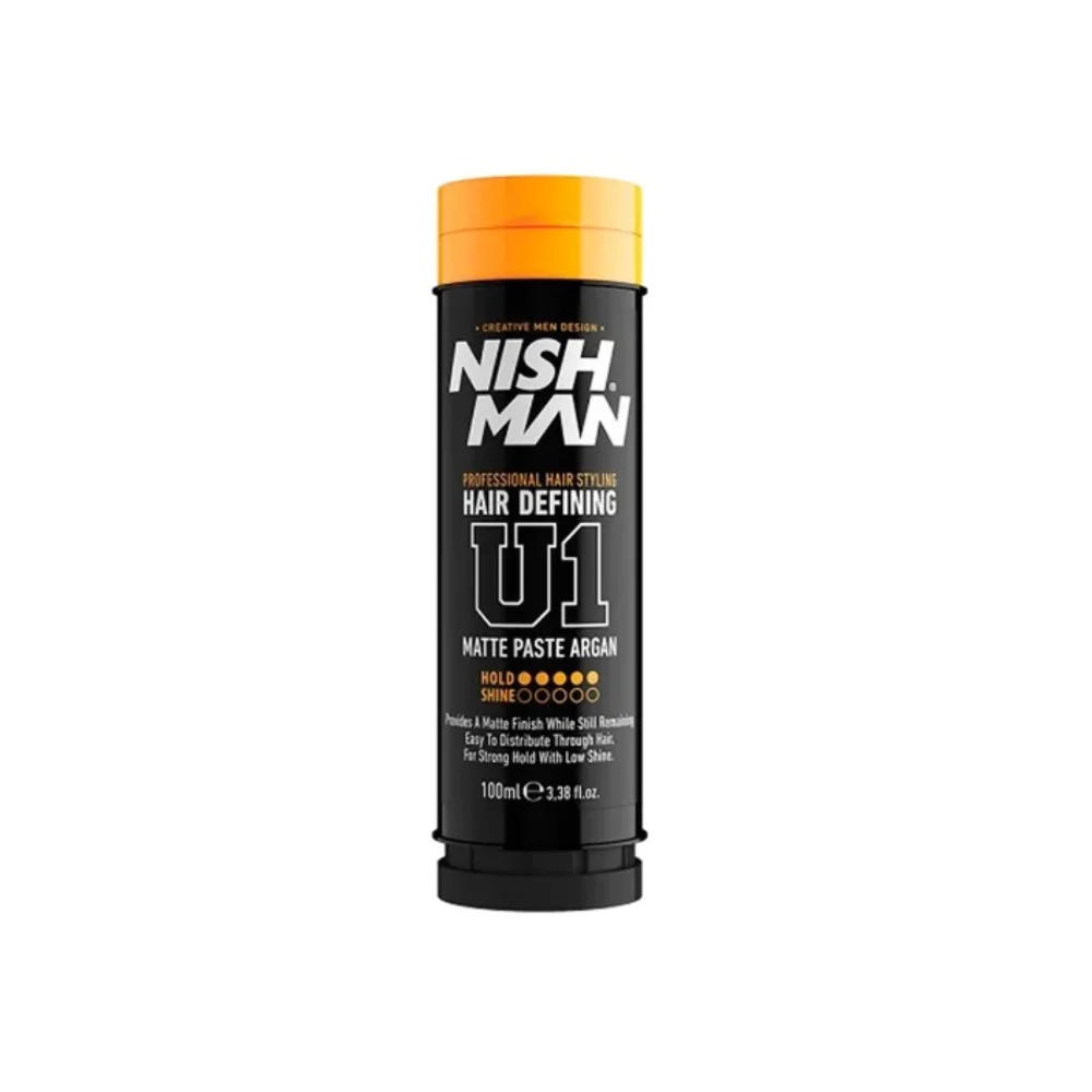 Nishman matná pasta na vlasy v tube U1 Matte Paste Argan 100ml