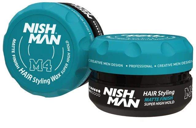 Nishman vosk na vlasy Matte Finish Super High Wax M4 – 100g