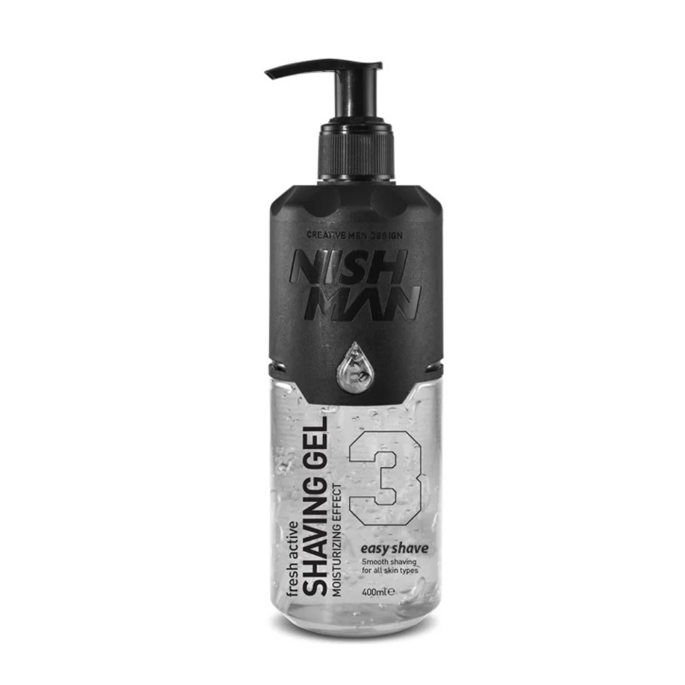 Nishman gél na holenie Shaving Gel Colorless No.3 400ml