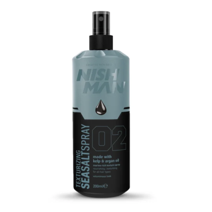 Nishman soľný sprej na vlasy Sea Salt Spray 02 200ml