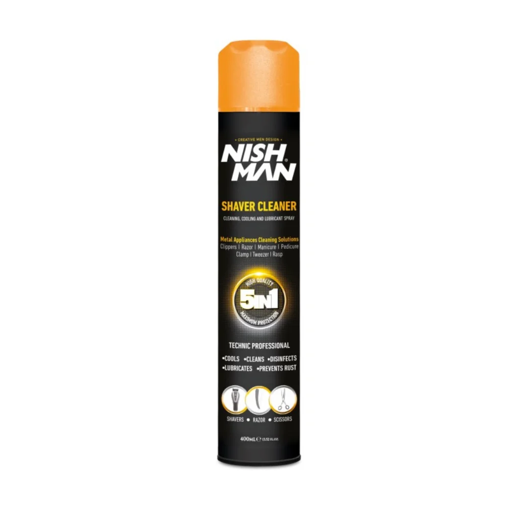 Nishman čistiaci sprej na holiaci strojček 5v1 400ml