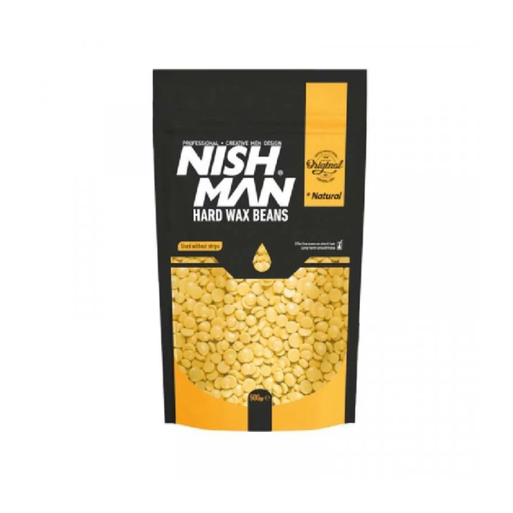Nishman depilačný voskový granulát Beans Wax Nature 500g