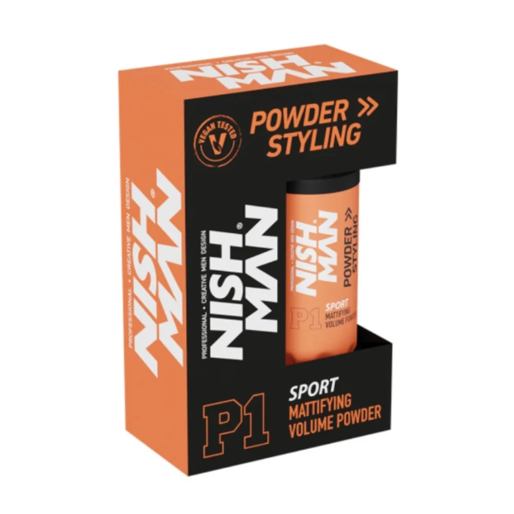 Nishman Práškový vosk na úpravu vlasov Powder Hair Styling Wax P1 Sport 20 g