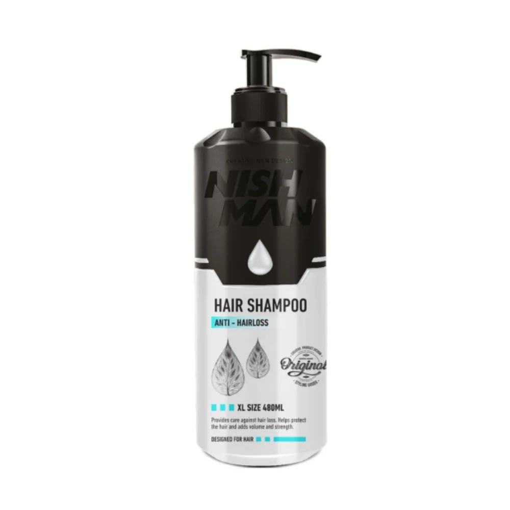 Nishman Šampón proti vypadávaniu vlasov Anti Hairloss Hair Shampoo 480 ml