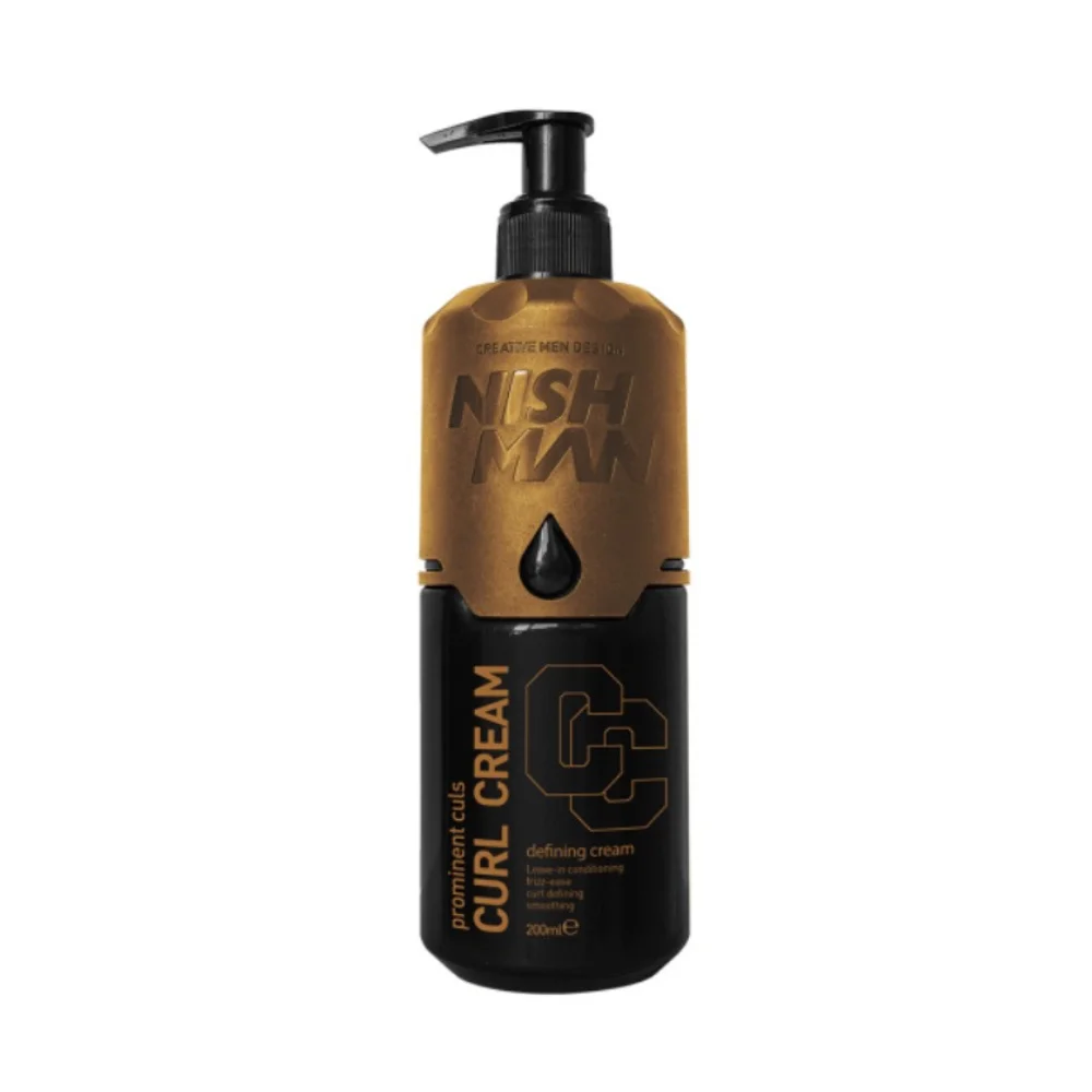 Nishman krém na úpravu kučeravých vlasov Curl Cream, 200 ml