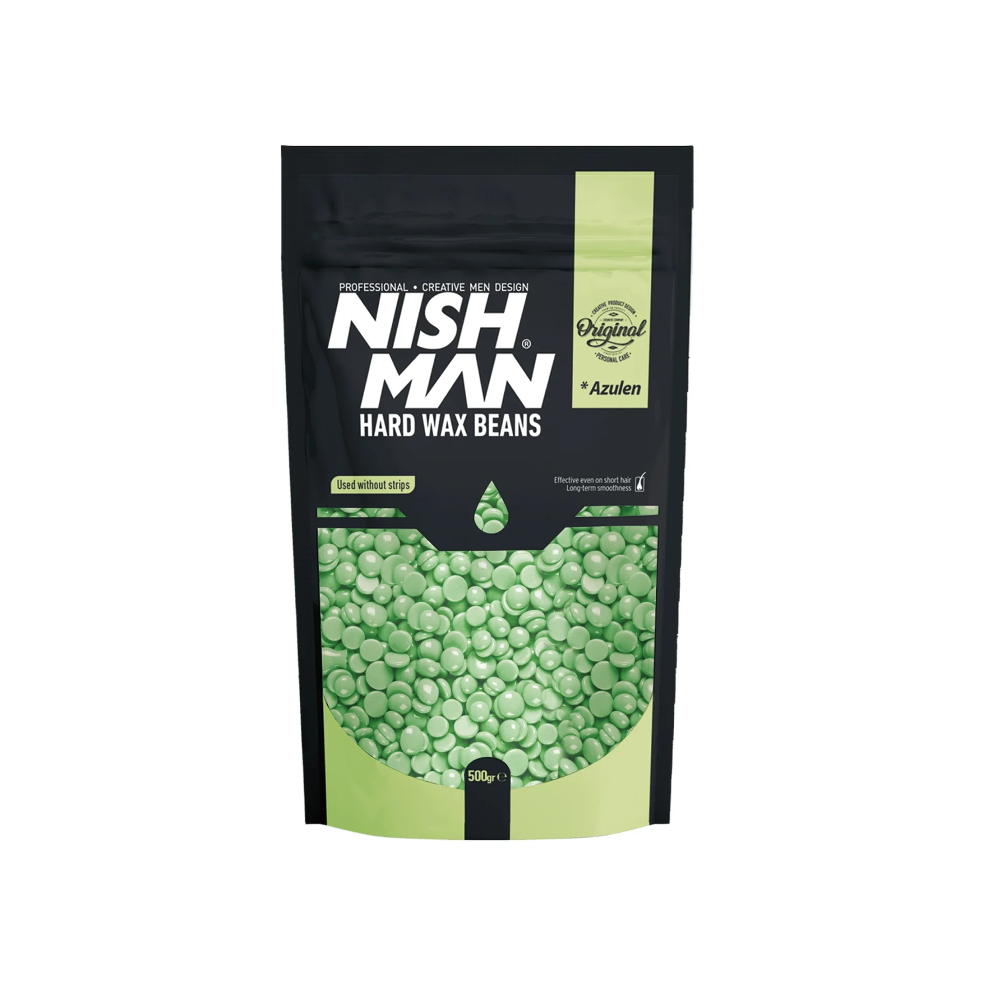 Nishman depilačný voskový granulát Beans Wax Azulen 500g