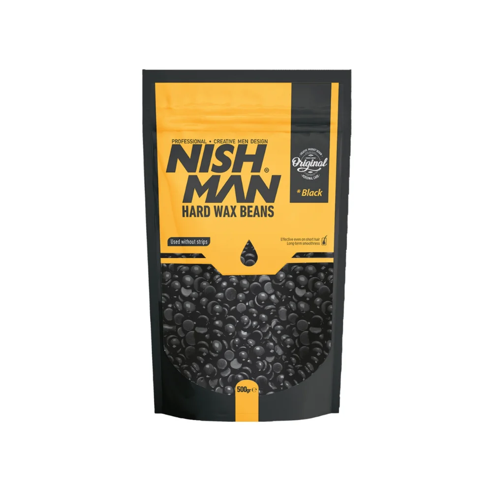 Nishman depilačný voskový granulát Beans Wax Black 500g