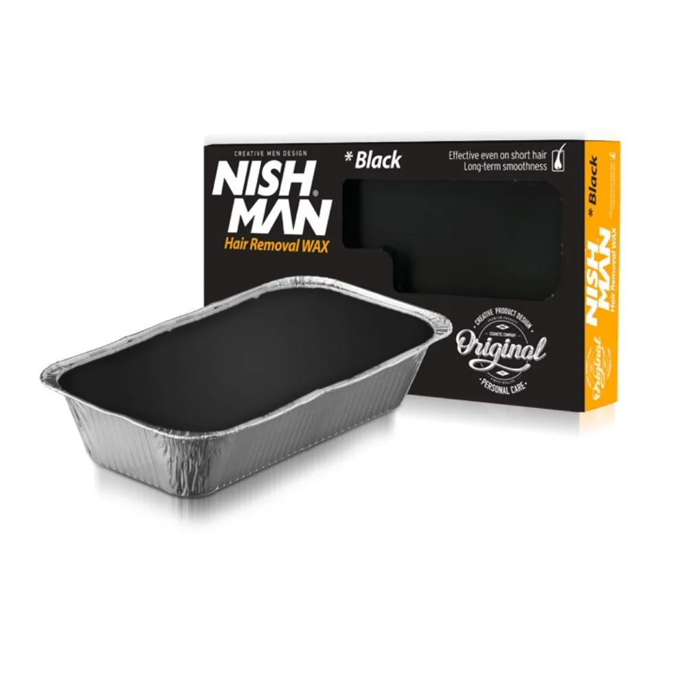 Nishman depilačný tvrdý vosk Hard Wax Black 500ml