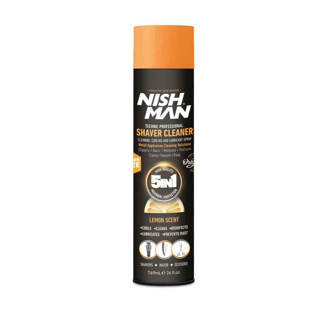 Nishman čistiaci sprej na holiaci strojček 5v1 769ml