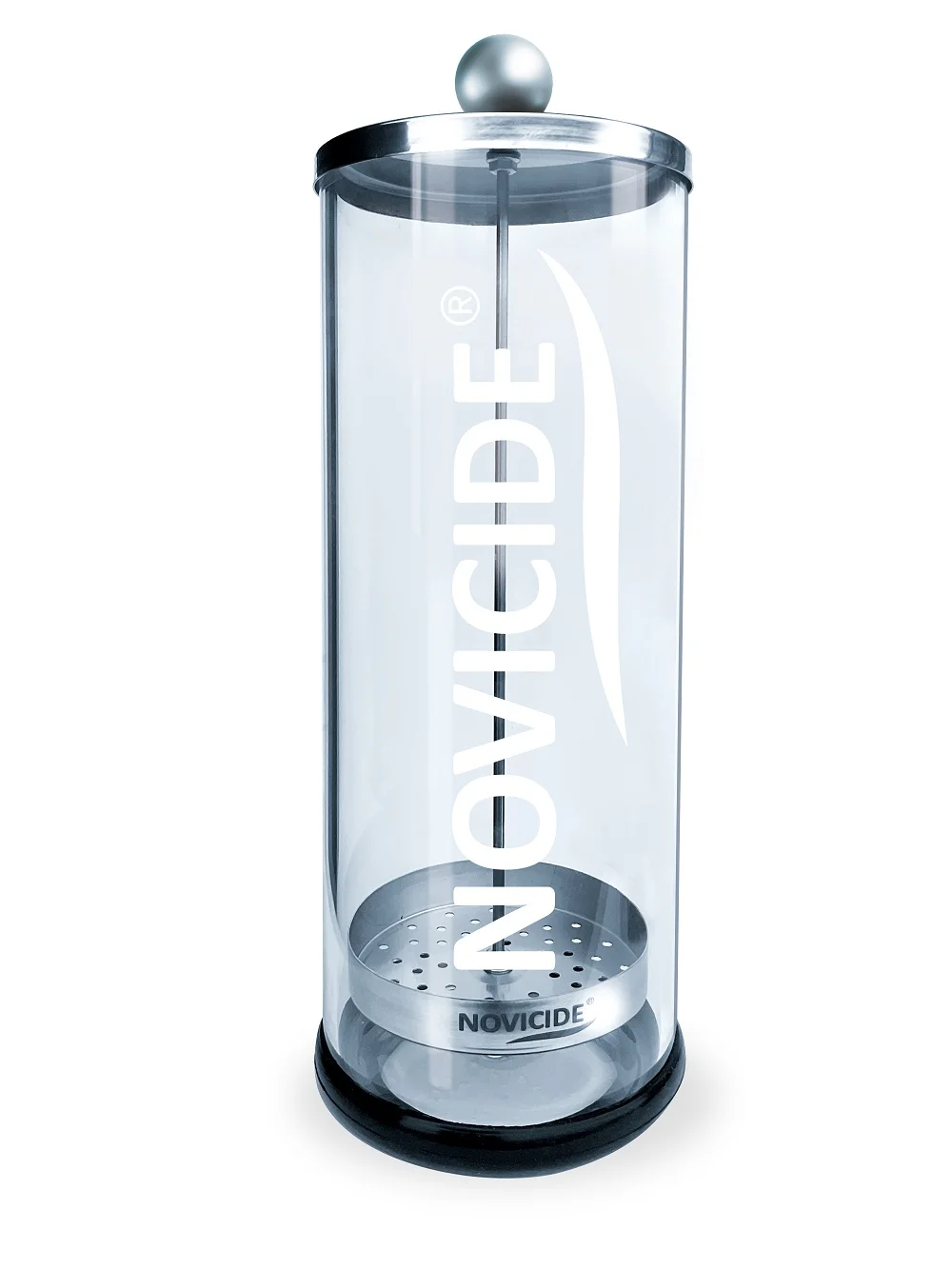 Novicide Cylinder nádoba na dezinfekciu zo skla 1400 ml