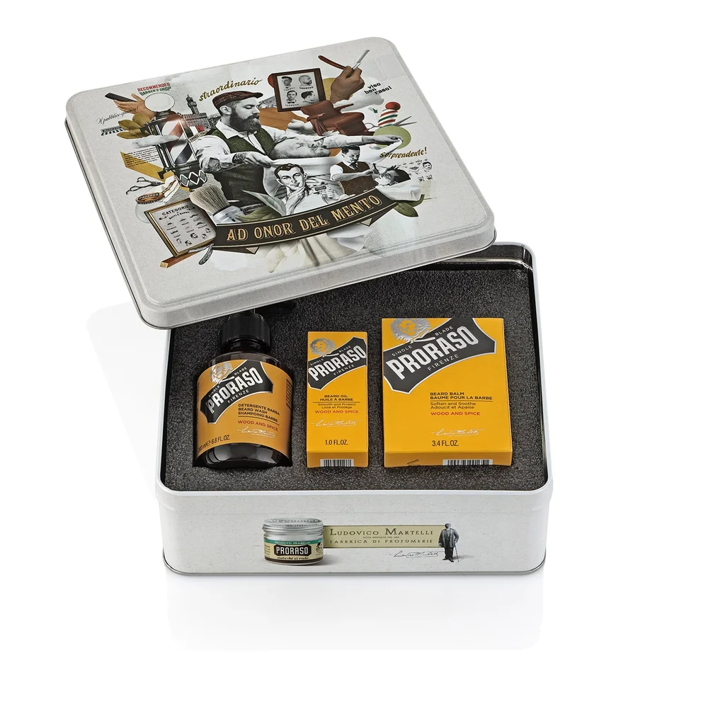 Proraso darčeková sada na bradu Wood & Spice