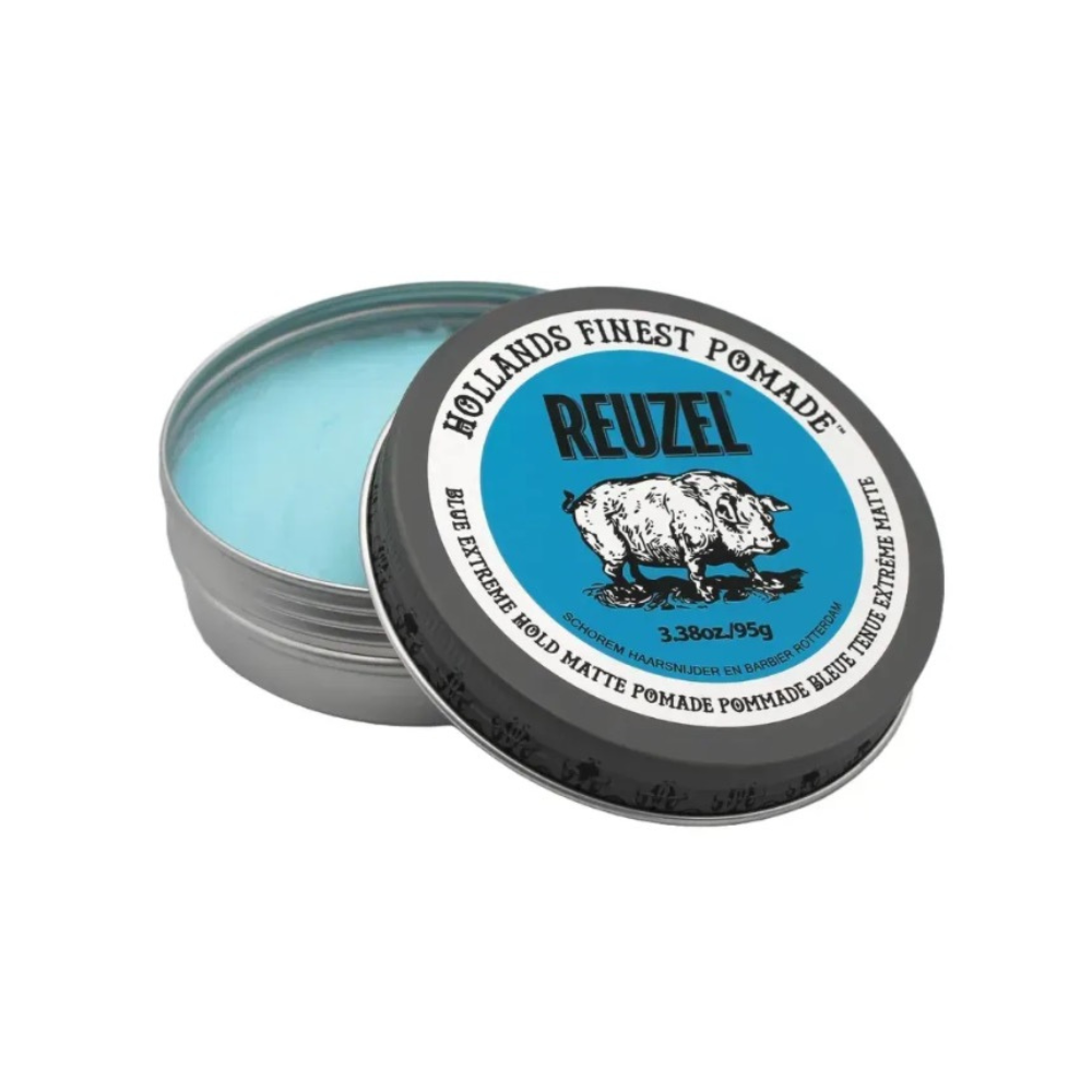 Reuzel Blue Extreme Hold Matte Pomade Pomáda na vlasy, 95 g