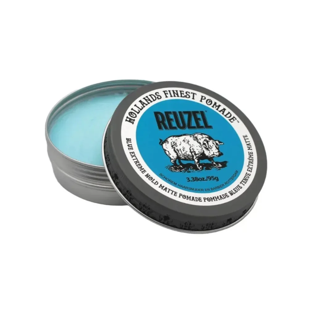 Reuzel Blue Extreme Hold Matte Pomade Pomáda na vlasy, 95 g