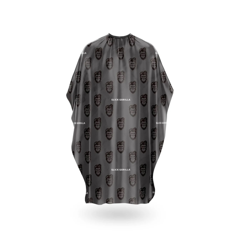 Slick Gorilla pláštenka pre barbera čierna Barber Cape Black