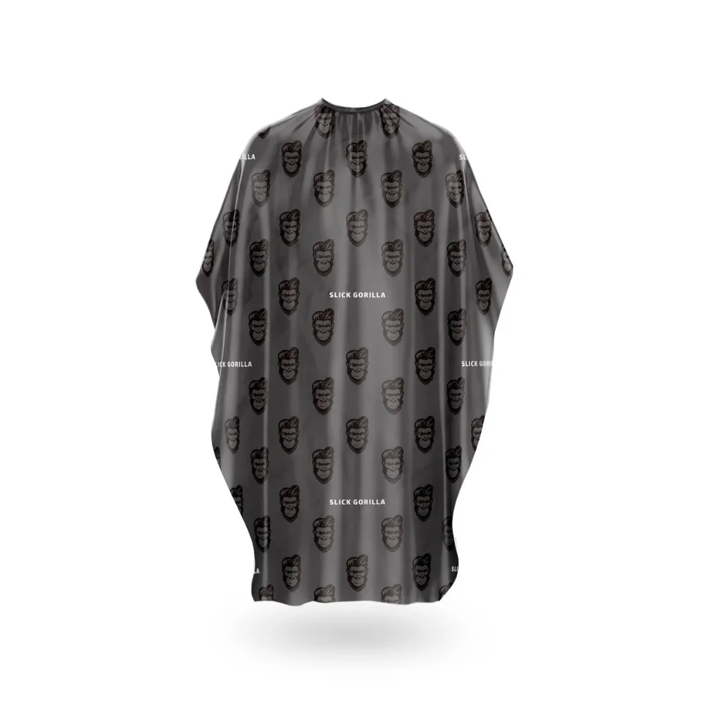 Slick Gorilla pláštenka pre barbera čierna Barber Cape Black