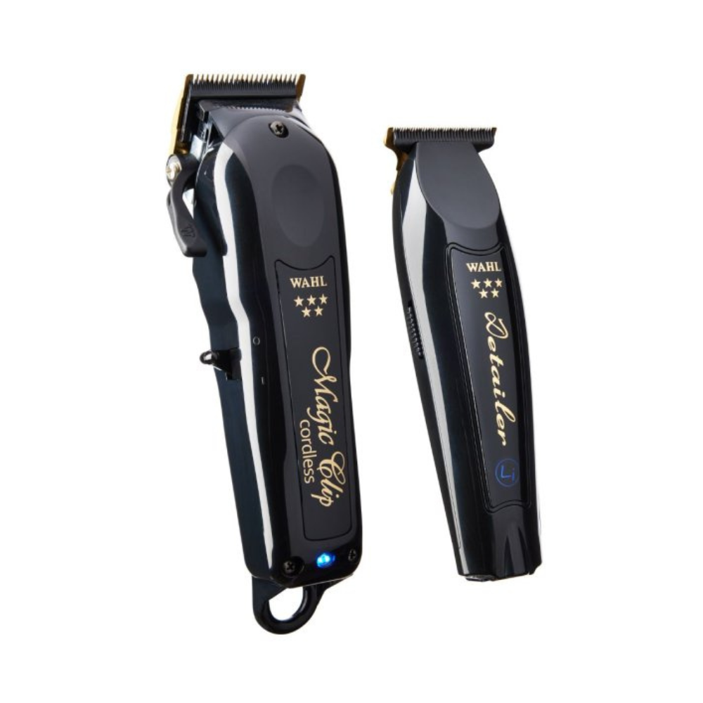 Wahl Cordess Barber Combo Black - set strihacieho a kontúrovacieho strojčeka